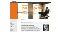 Desktop Screenshot of dancestudio-olten.ch