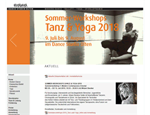 Tablet Screenshot of dancestudio-olten.ch